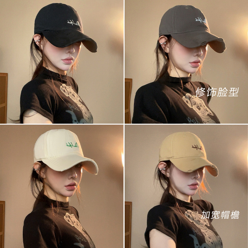 2025新款棒球帽秋冬大头围显脸小帽子男女同款时尚休闲百搭鸭舌帽|undefined