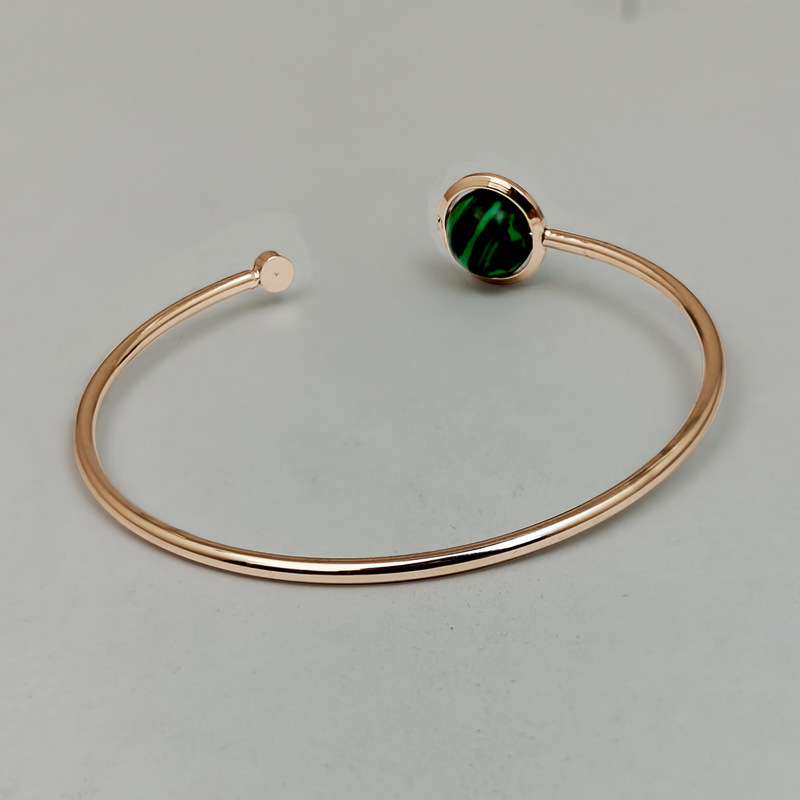 Braccialetto Pavone Bracciale versatile design di nicchia piccolo orologio verde Bracciale europeo e americano con perline portafortuna_voghion.com