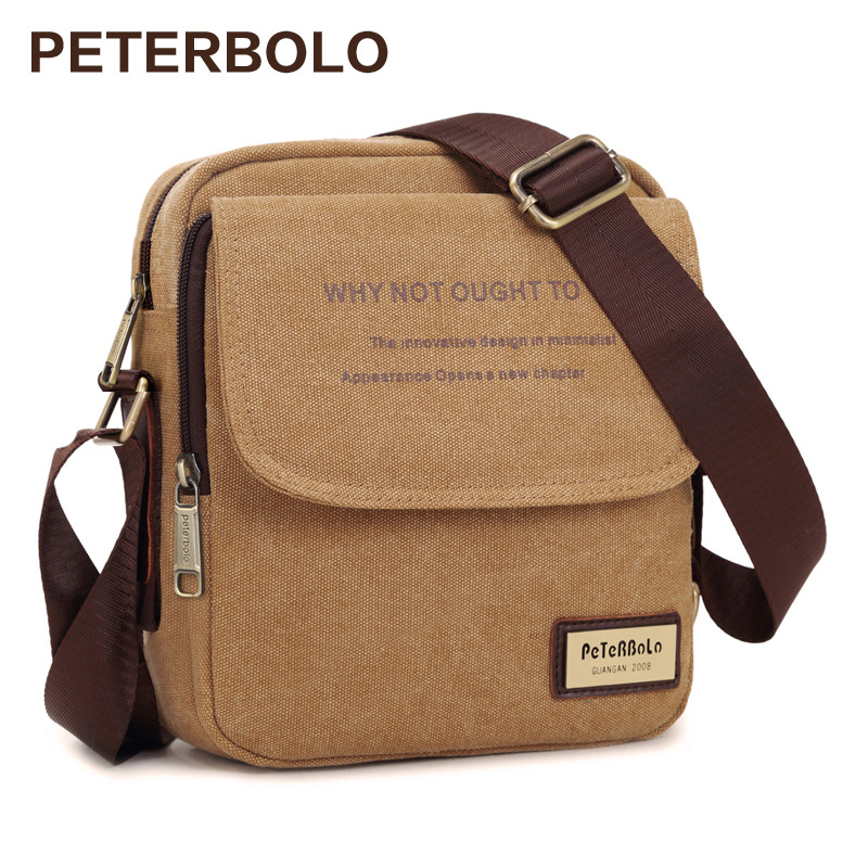 Bolso de lona para hombre, bolso de hombro, bolso de lona informal de estilo coreano para hombre, bolso cruzado de negocios, bolso cruzado pequeño, mochila, informal urbano