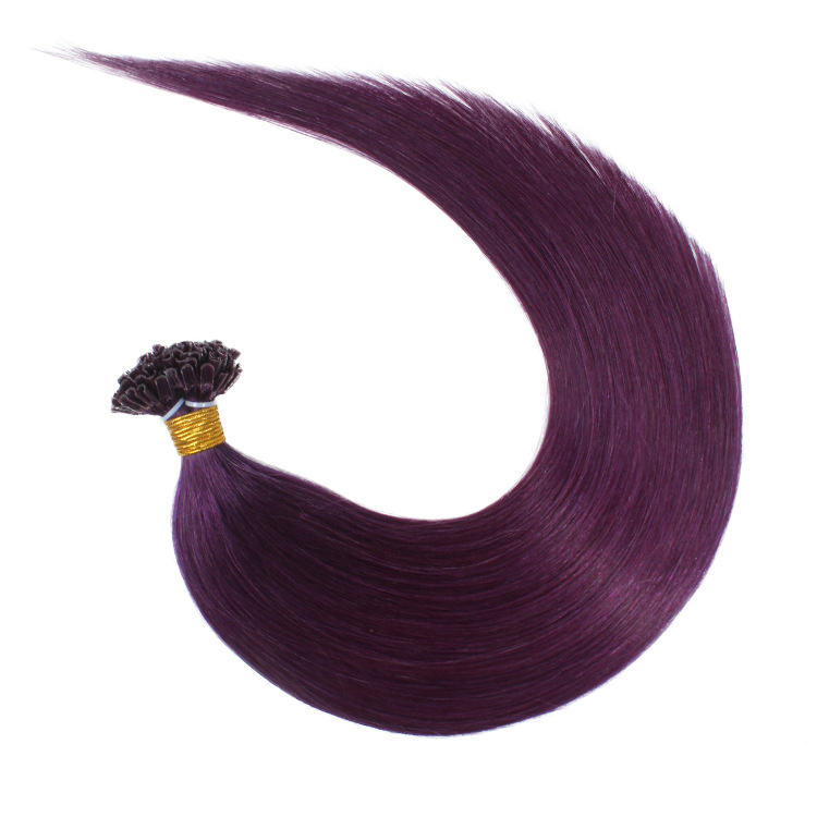 指甲发 50CM 紫色# 直条 (1)