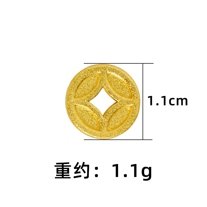 La ley antigua heredó aleación de cobre de estilo chino moneda de bronce DIY personalidad accesorios de joyería monedas retro multifacé Yiwu al por mayor image 5