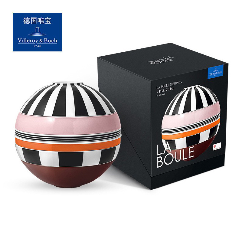 Germany VilleroyBoch Webraber ball tableware set high-grade light luxury plate dishes can be stored tableware