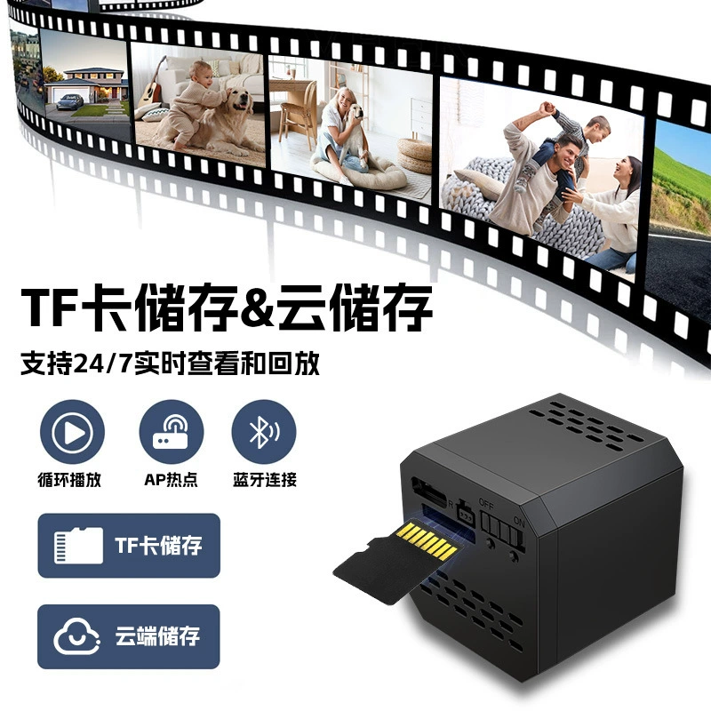 F1 новая камера HD Wi‑Fi, удалённая камера, компактная квадратная уличная ночная съёмка, DV камера