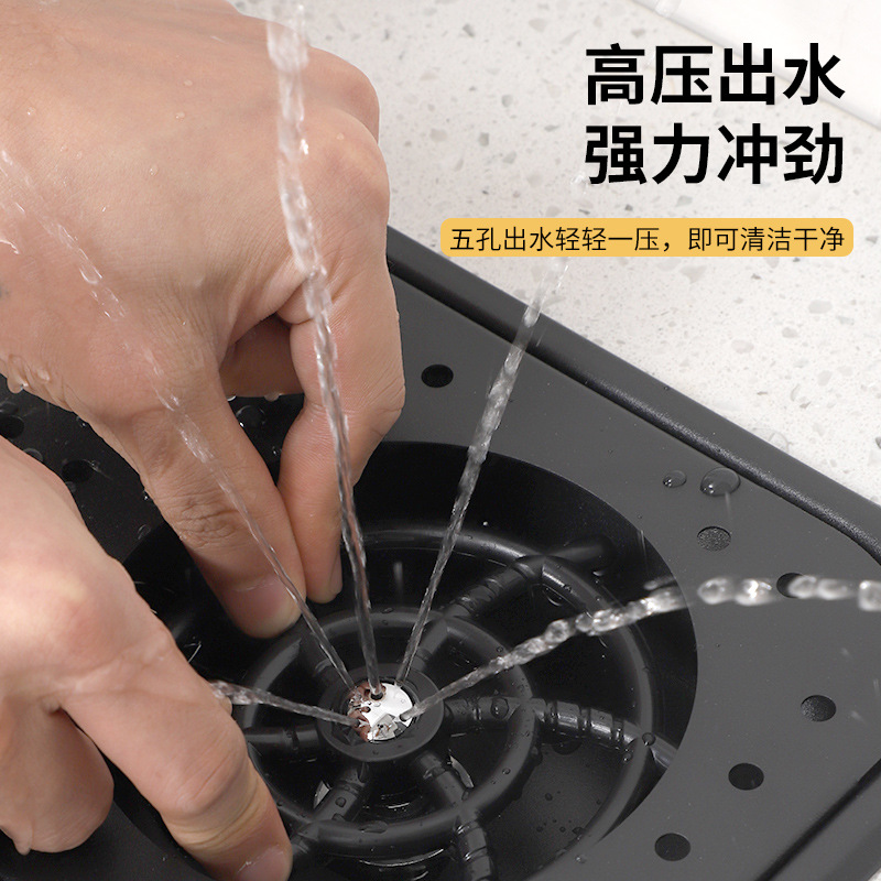 Lavadora de tazas, lavadora de tazas de alta presión, utensilios de café, lavadora de tazas, lavadora de tazas, lavadora de acero inoxidable