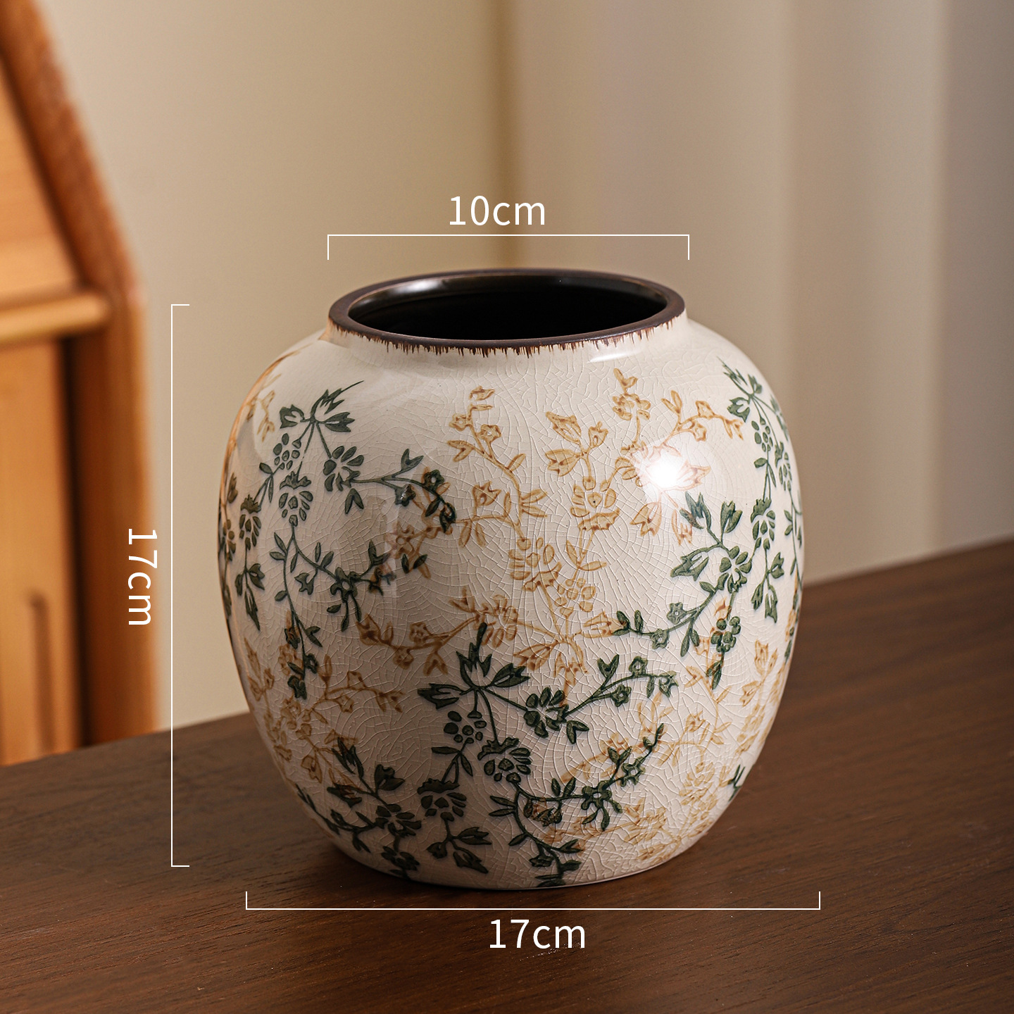 Flores rotas de palma verde q17 (17 * 10 * 17 cm) 18 cajas completas