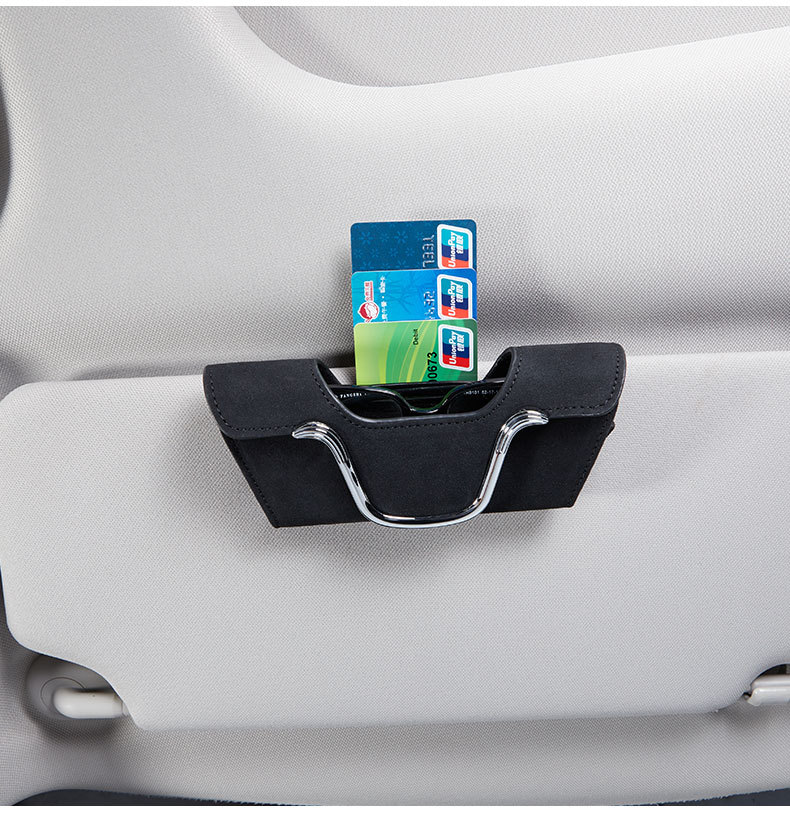 Car Glasses Box Sun Visor Sunglasses Clip Car Inner Driver Glasses Clip Sunglasses Car Storage Box Glasses Frame