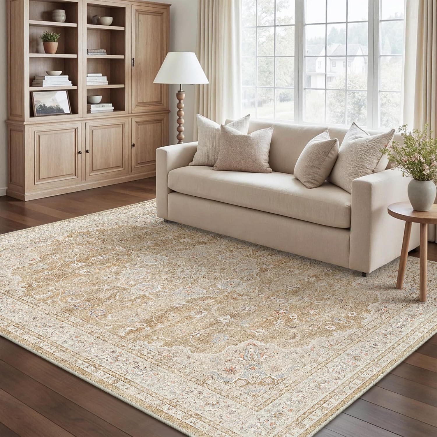 Gran área doméstica americana sala de estar sofá mesa de té alfombra de cama dormitorio alfombra plegable lavada alfombra de cachemire