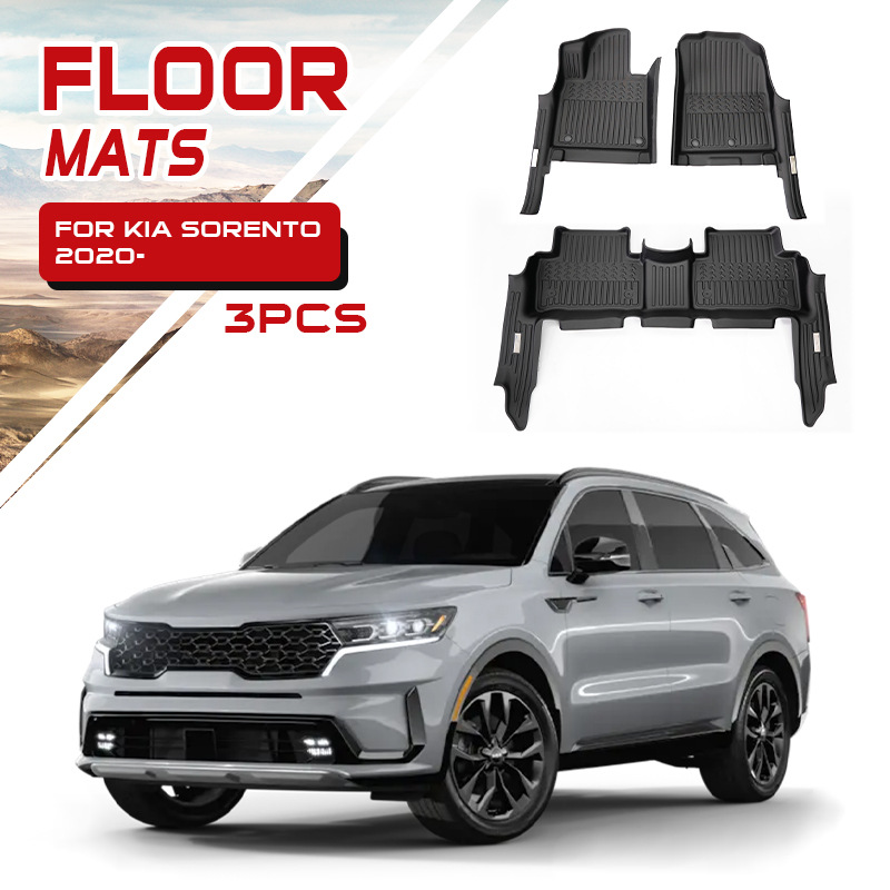 TXR para Kia Sorento Alfombrilla para coche Sorento Tpe Floor Mat Alfombrilla antideslizante especial 5D