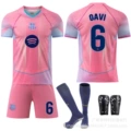 Size 6 with socks + protective gear