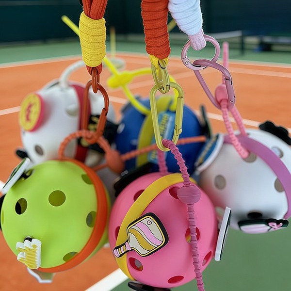 Trendy and Fashionable Pickleball Bag Charms, Tennis Bag Decorations, Factory Direct Dropshipping