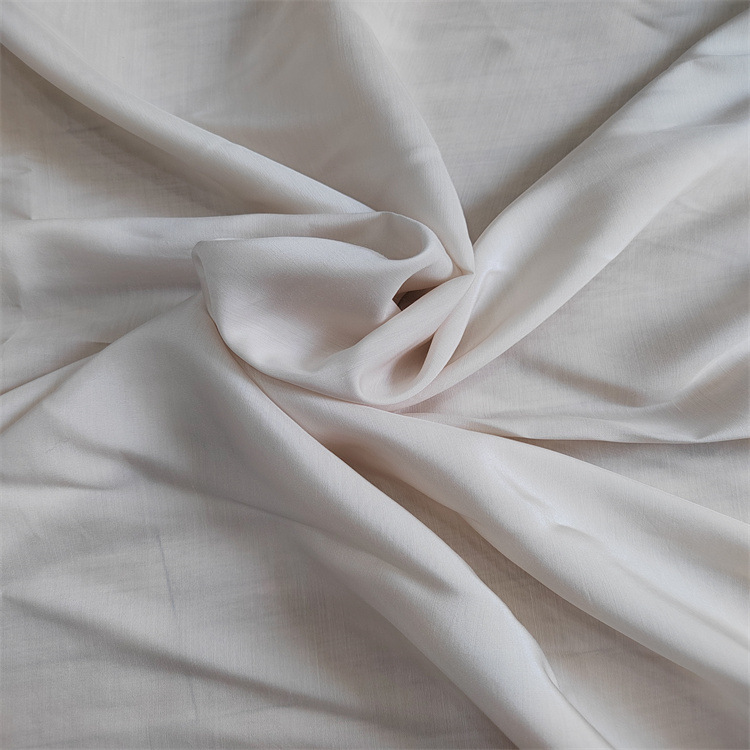 纤舒棉 梭织TR人棉混纺面料 春夏女装连衣裙 衬衫裤子布料 现货