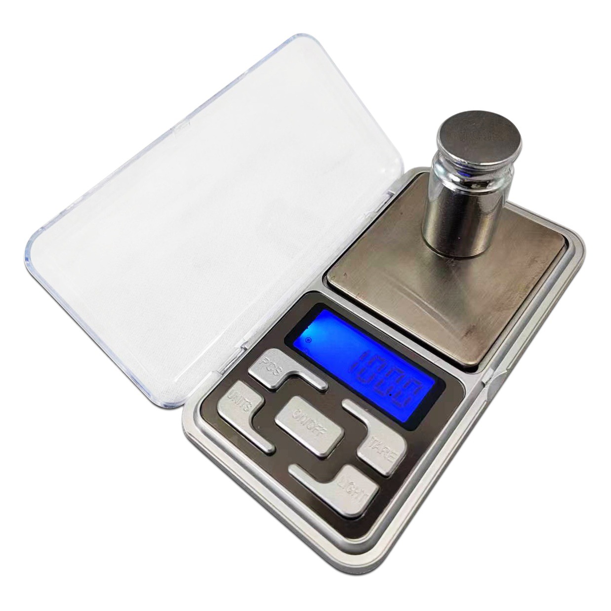 Escala de la joyería del teléfono móvil de Chunyi escala Tianping de Palma de alta precisión 0,01g Escala electrónica de bolsillo escala de la joyería portátil