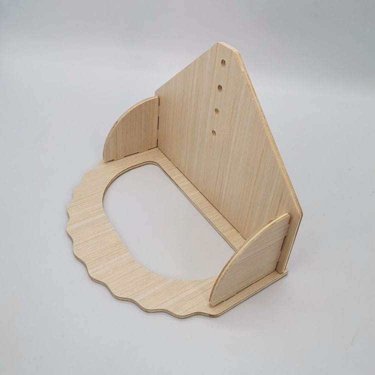 Hámster de madera suministros paisajismo hámster nido mini muebles decoración Villa madera maciza pequeña casa otoño