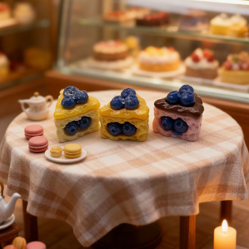 Mini Cream Cake Cake Shop Strawberry Blueberry Mousse Miniature Food Toy Resin Accessories DIY Keychain Mini Cream Cake Cake Shop Strawberry Blueberry Mousse Miniature Food Toy Resin Accessories DIY Keychain