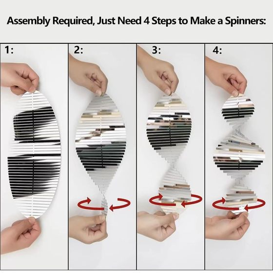 9 pieces of metal fishbone bird scare plate suit high reflection double sided bird reflector sparkling wind turn