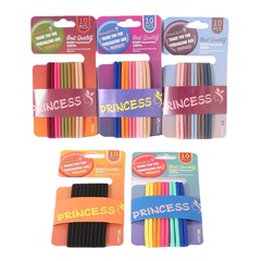 【Cross-border new 10-piece set high elasticity 5.5CM diameter elastic hair tie】Practical and versatile women's hair tie