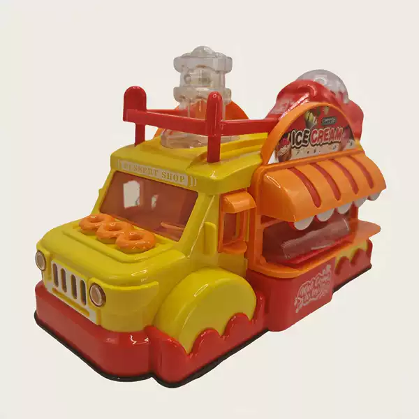 Ice cream cart yellow