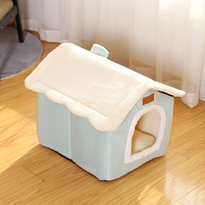 Fábrica de una sola pieza de entrega envío gratuito desmontable y lavable casa gato nido invierno cálido nido de mascotas al por mayor perrera al por mayor