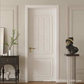 莫梵高端白色法式烤漆木门卧室门全套家用室内整套奶油房间门批发