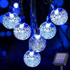 LED Lamp string solar energy Christmas courtyard decorate outdoors waterproof Solar Lights Pellet Coloured lights