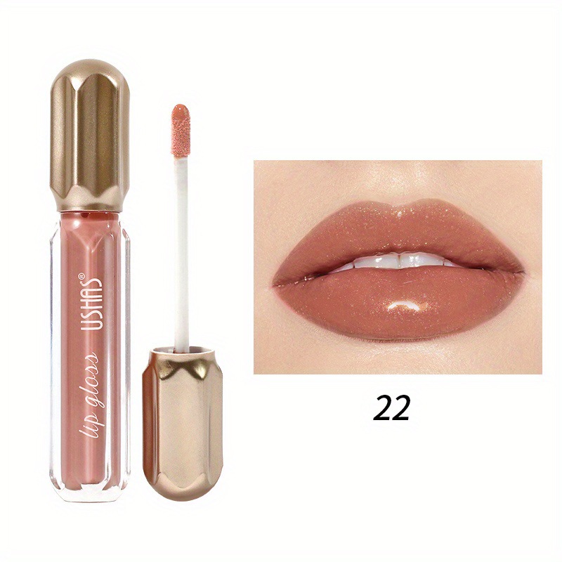 USHAS European and American Cross-border spot líquido lápiz labial taza antiadherente sin decoloración brillo de labios impermeable esmalte de labios LG2467B