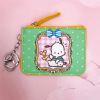 Card holder, wallet, keychain with key