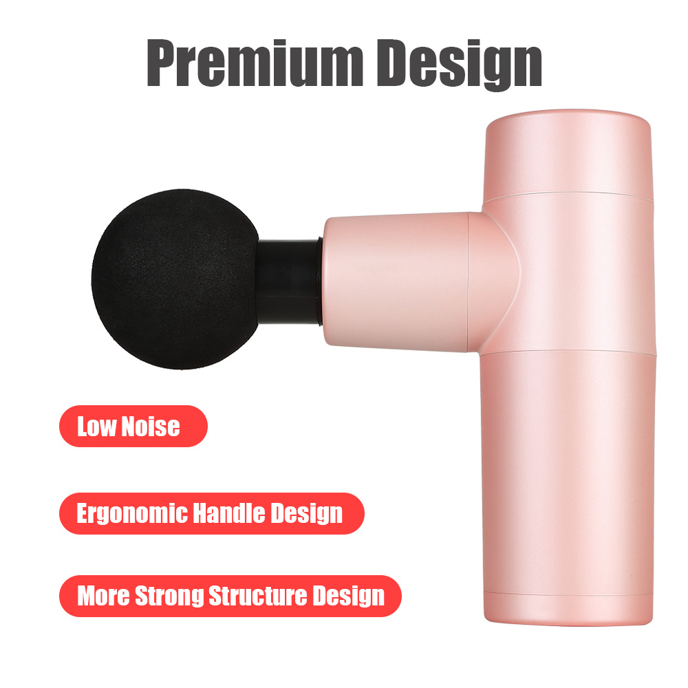 迷你筋膜枪超静音肌肉按摩器8mm冲程跨境专供源头深圳无刷电机