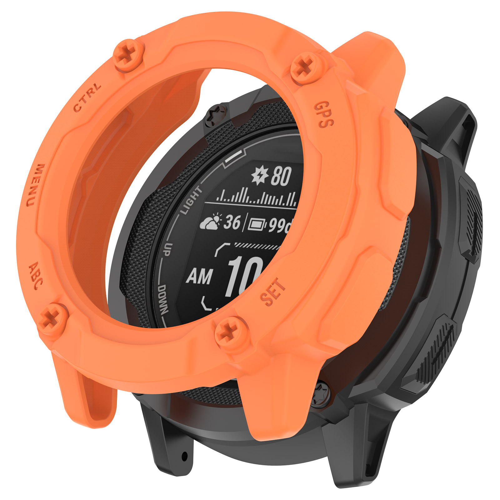 Suitable for Garmin instinct 2X protective case. Garmin Instinct 2X skeletonized armor watch case undefined