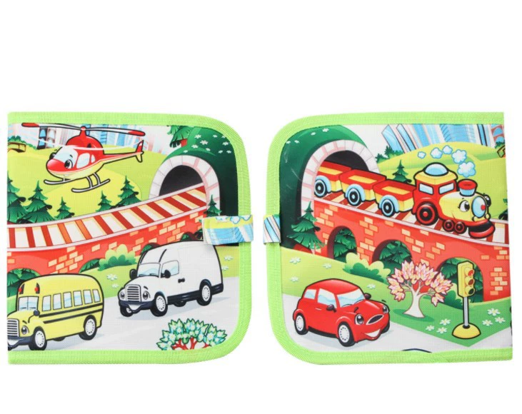 Children's handheld drawing board, cloth book dust-free, chalk, canvas, toy, science and technology