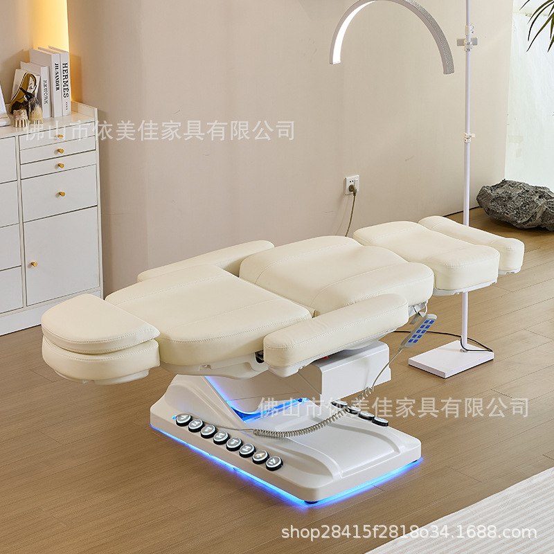 Cama de belleza eléctrica para salón de belleza especial de masaje elevación fisioterapia multifuncional inyección de tatuaje de belleza médica cama de bordado dental