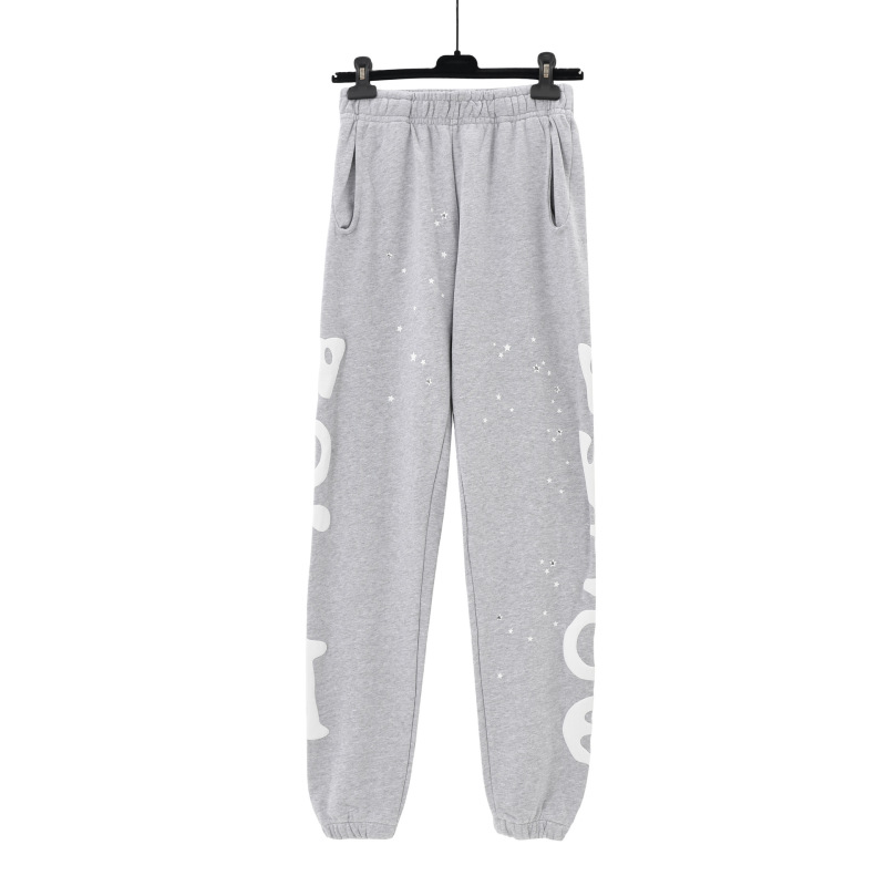 Sp1derヒップホップ歌手Young Thugと同じスタイルのフォームレター555555カップル用パーカーPinkスウェットシャツ|undefined