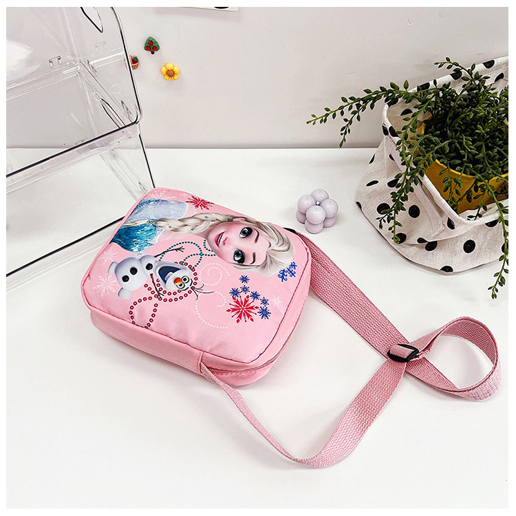 Frozen children's bags, cute princess crossbody bags, Aisha gifts, live wholesale, single-shoulder mobile phone bags undefined