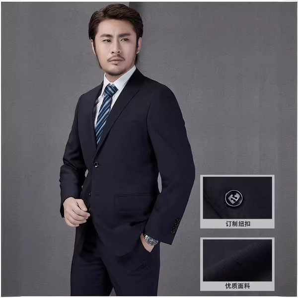 Professional black classic suit jacket