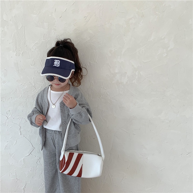 Costume de Baseball pour filles, édition coréenne d'automne, serviette, étiquette brodée, Cardigan + bas de cloche, ensemble deux pièces, 81007_voghion.com