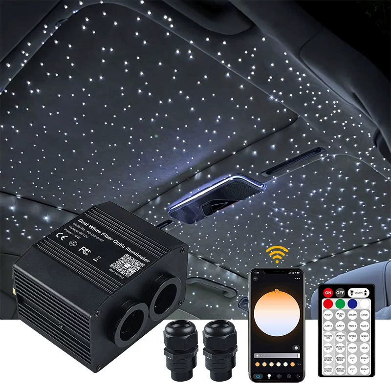 Two-color flashing LED light source, starry sky for hotel