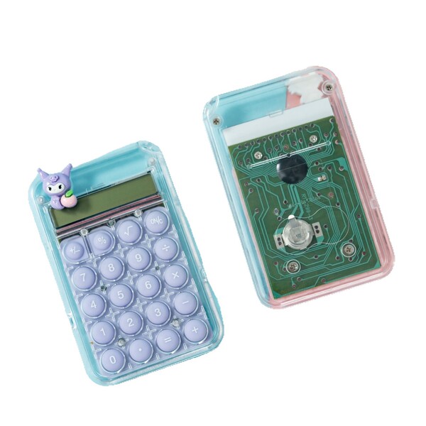 Calculator creative cute cartoon transparent student office cultural…