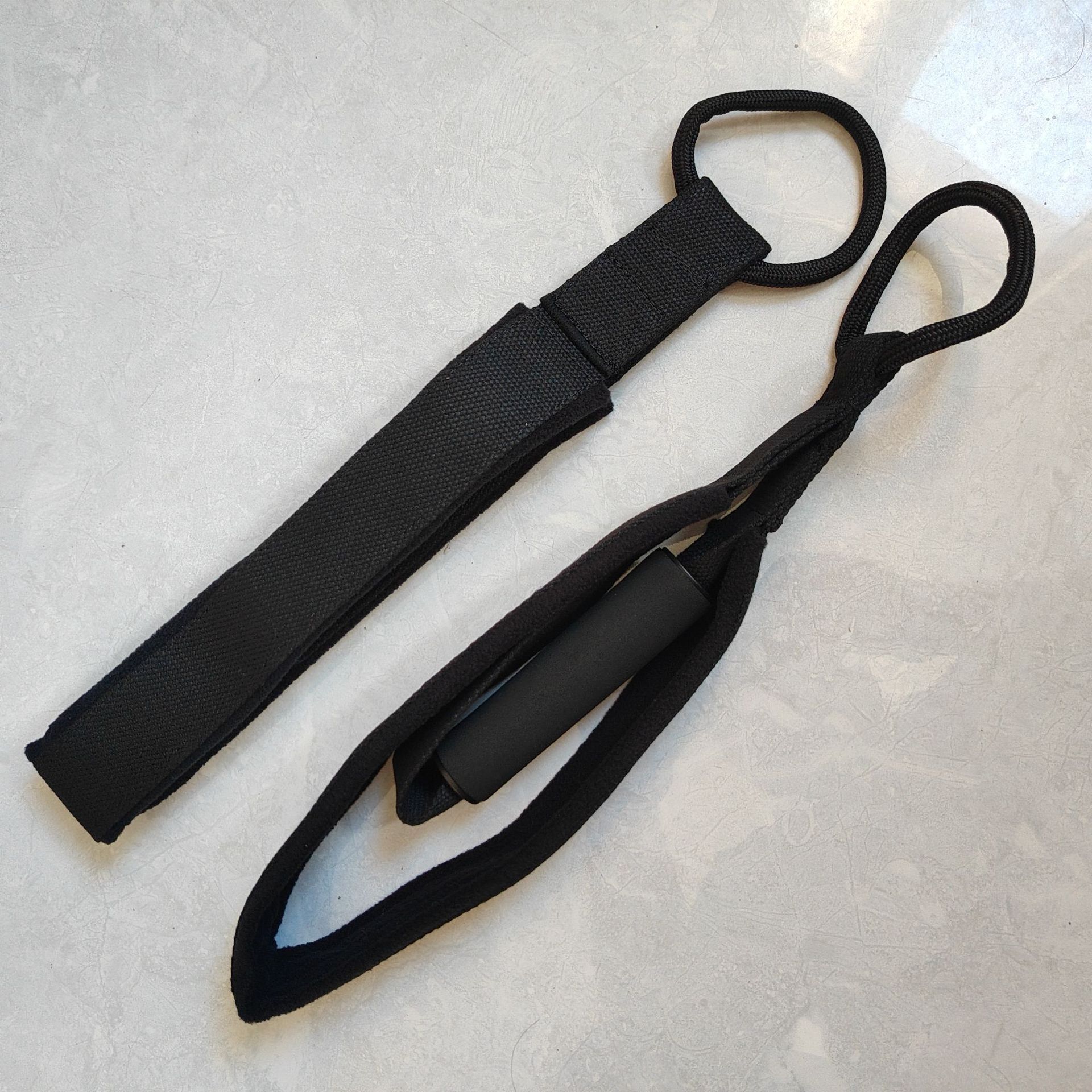 Correa para Tobillo y Muñeca de Yoga de Doble Bucle de Poliéster de Algodón para Yoga y Pilates