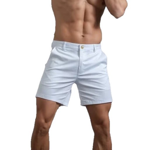 Pantalones cortos, pantalones cortos, adelgazamiento para hombres, pantalones de tres puntos de algodón de verano, estilo de lujo ligero, comercio exterior británico, comercio exterior, venta al por mayor transfronteriza