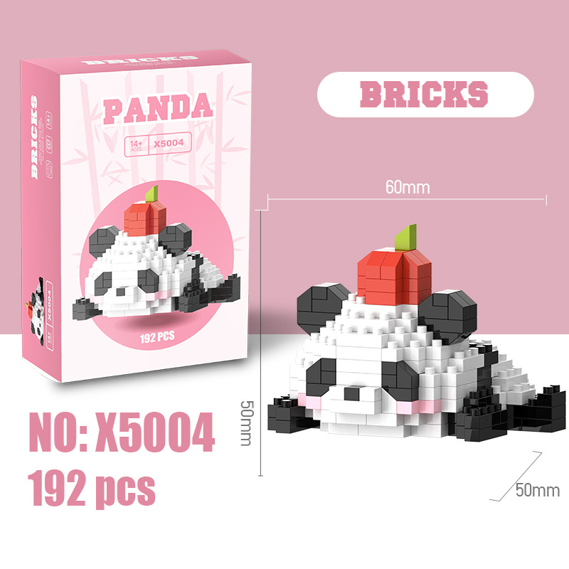 Modelo de Bloques de Construcción en Miniatura de Plástico DIY