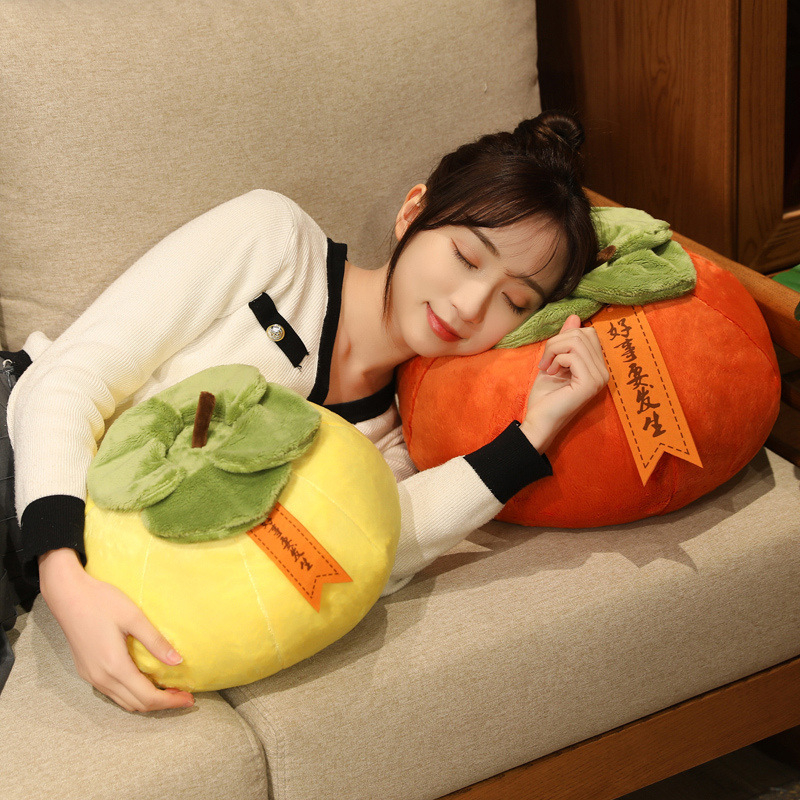 Muñeca de peluche, buena cosa, LianLian, Ruyi, pequeño libro rojo, decoración de mercado, algodón de almohada de caqui