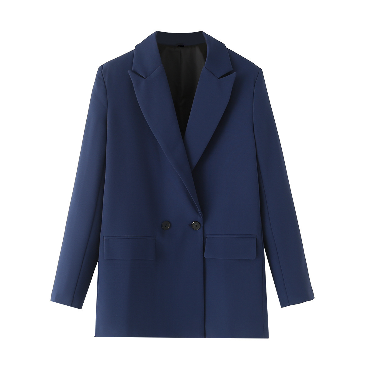 Abbigliamento donna moda cappotto largo a due bottoni_voghion.com