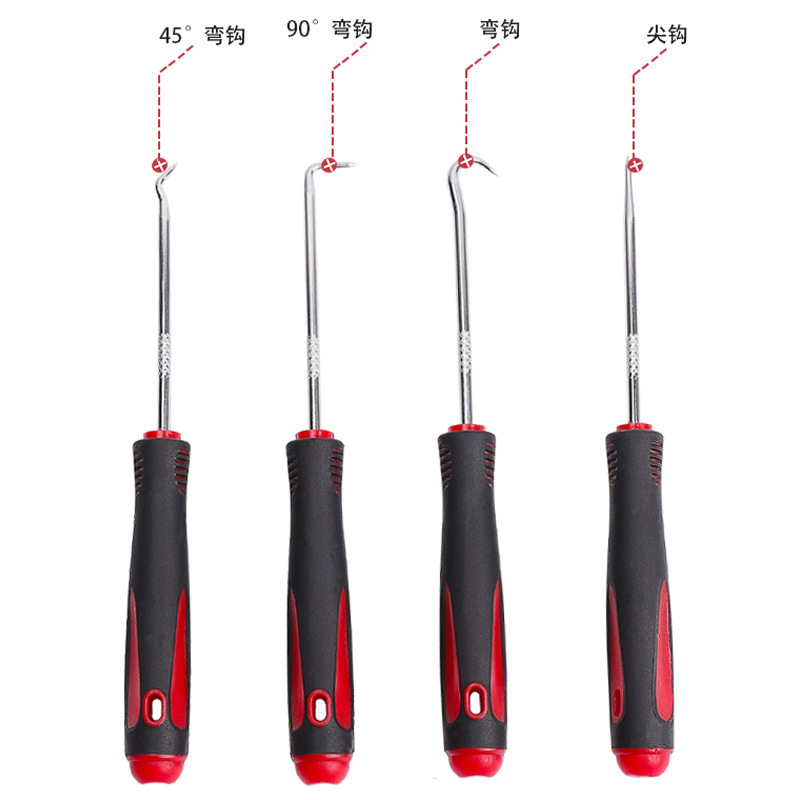 Special-shaped hook, bicycle front fork, tower base, oil seal, bearing seal ring removal and maintenance hook tool