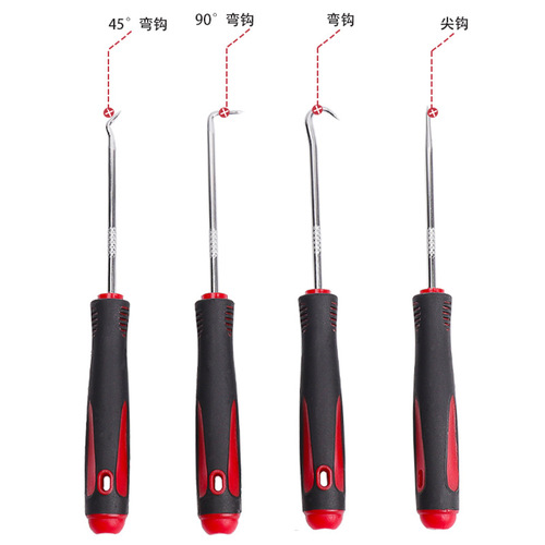Special-shaped hook, bicycle front fork, tower base, oil seal, bearing seal ring removal and maintenance hook tool