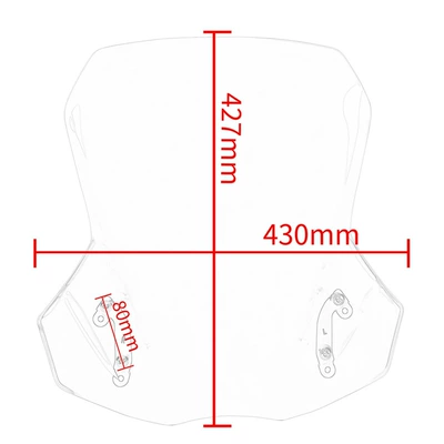 for Suzuki V-Strom: Motorcycle front windshield