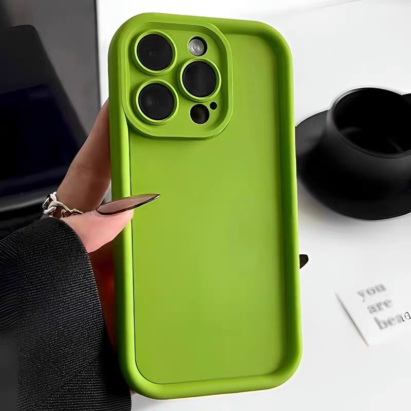 Suitable for Apple 14promax mobile phone case iPhone15/13 frosted skin feeling 11/12 couple dopamine color series