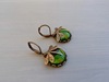 Retro accessory, earrings, wholesale, European style, suitable for import, moonstone