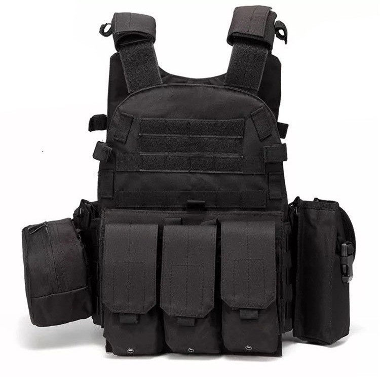 6094 combinación chaleco táctico al aire libre multifuncional MOLLE extensión conveniente entrenamiento militar CS uniforme de ejercicio de combate real