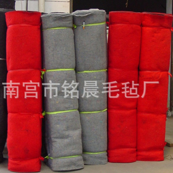 专业提供加厚防寒毛毡各种防寒毛毡定 做厂家批发
