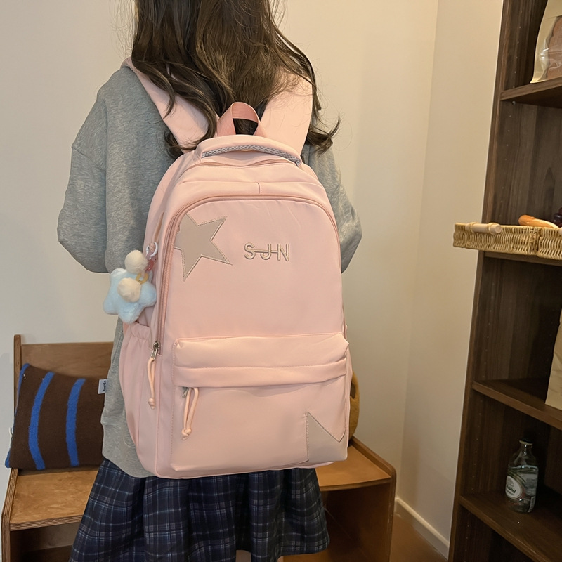 Mochila deportiva japonesa ins nueva mochila escolar de gran capacidad para estudiantes universitarios de secundaria y preparatoria mochila para computadora anti-salpicaduras