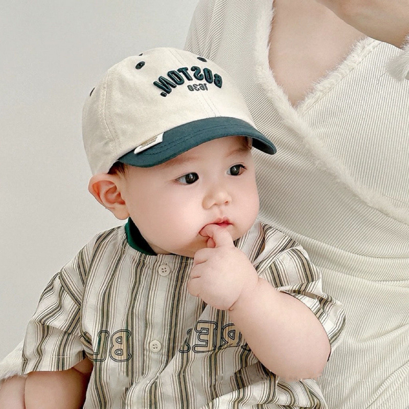 Baby Hat Ins Korean Style Spring And Autumn Thin Pure Cotton Cap Baby...
